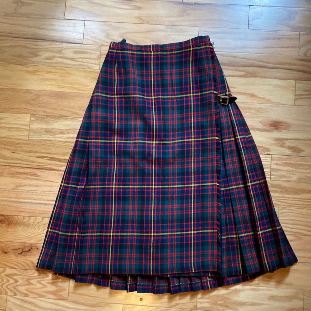 Vintage • St Michael Pure Wool Kilt
